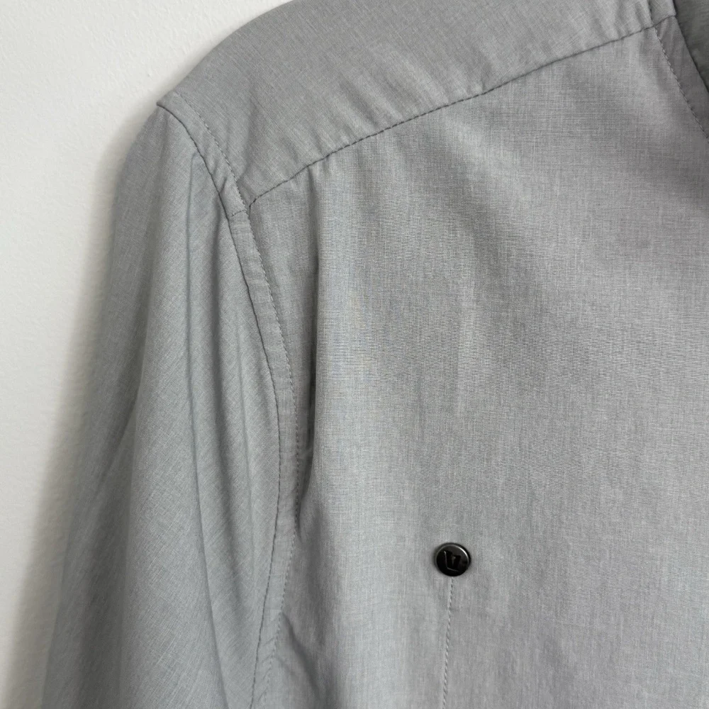 Vuori Venture Track Jacket Mens M Light Gray Full Zip Lightweight Outdoor Gym - Picture 3 of 11